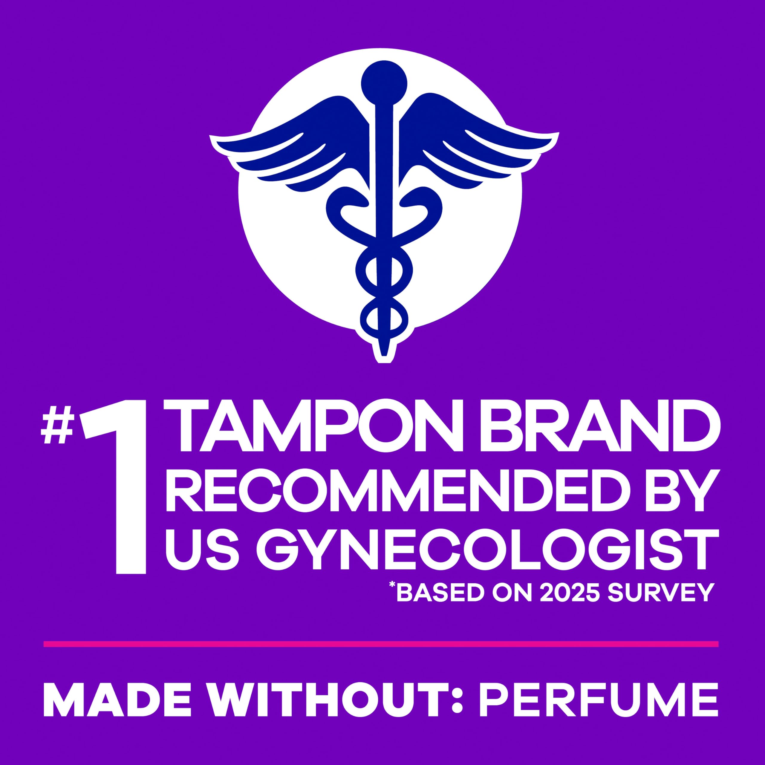 Tampax Radiant Tampons mit LeakGuard Braid, regulär, geruchlos, 84 Stück