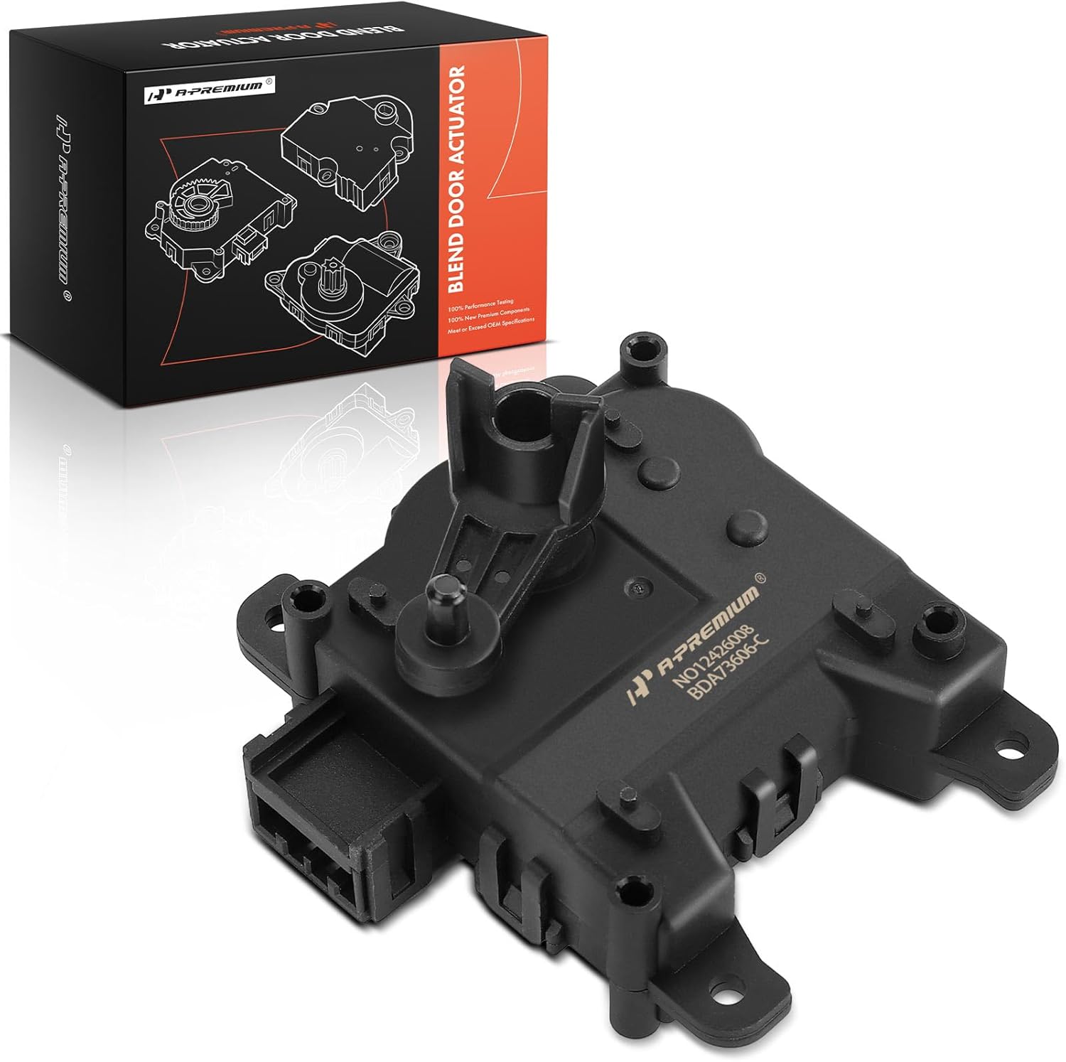 A-Premium HVAC Heater Blend Door Actuator Compatible with Honda Pilot 2016-2021, Ridgeline 2018-2020, Passport 2019-2021 & Acura MDX 2014-2020, Auxiliary, Blend