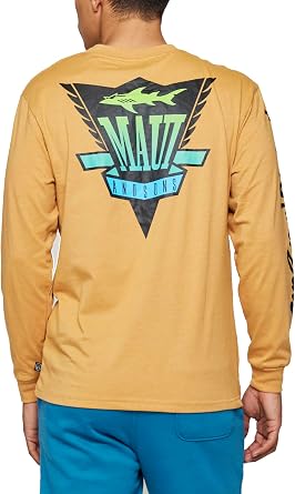 Vintage Shark Control Shirt for Men & Women | Retro Crew Neck Long Sleeve Graphic Tee Designed for Everyday Comfort