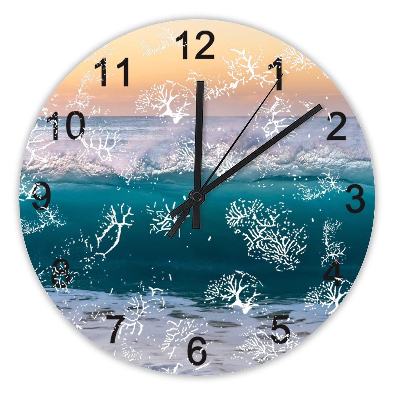 Horloge murale sans tic-tac 40 cm pour retrouver le calme