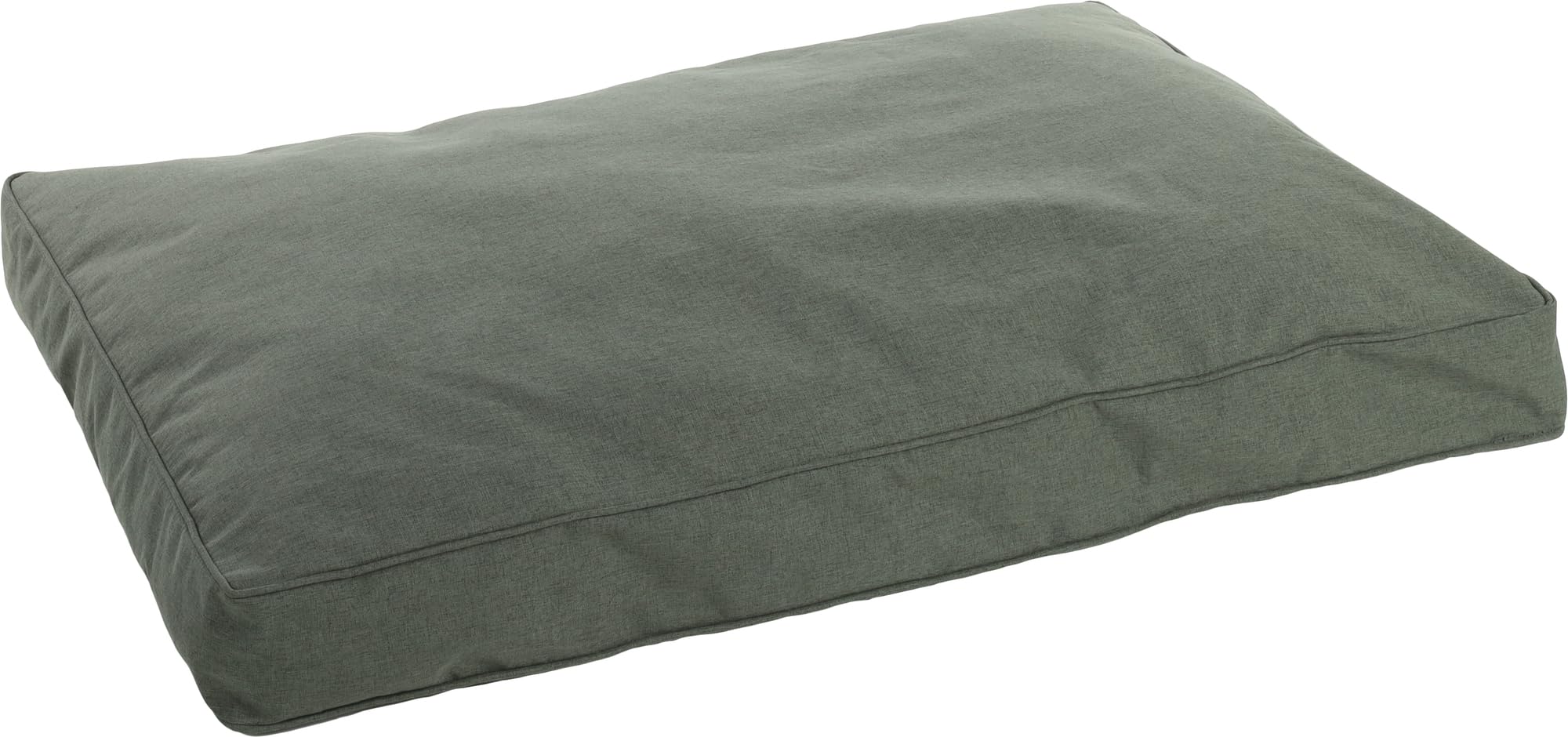 Cojín Flamingo Geneve rectangular de 100x70x12cm verde oscuro para perros medianos y grandes