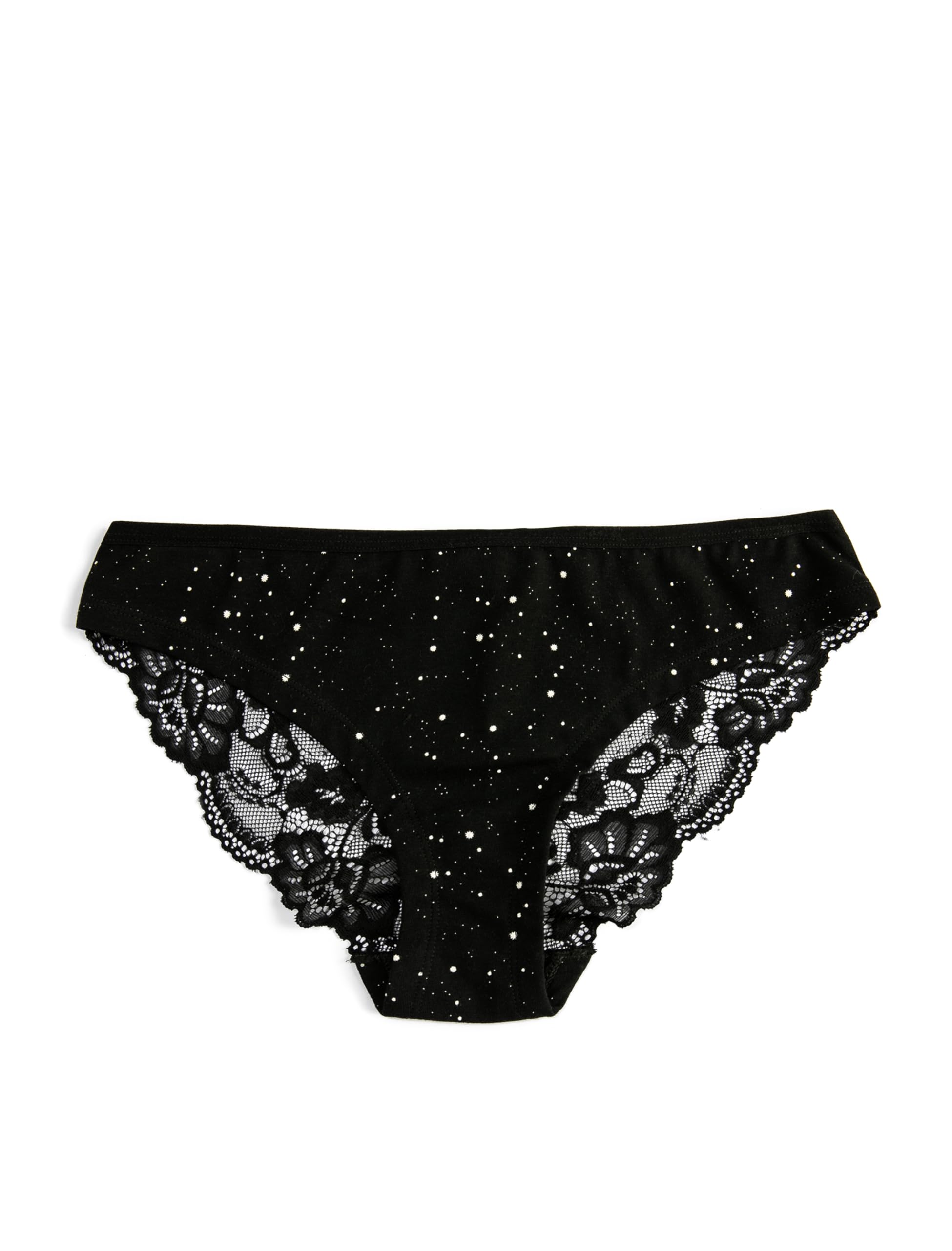 Normal Bel Puantiyeli Brief Külot Külot Kadın