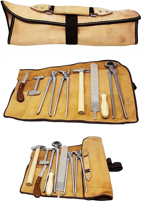 Horse Farrier Tool Kit Grooming Hoof Bot Shoe Puller Nipper Rasp 984109