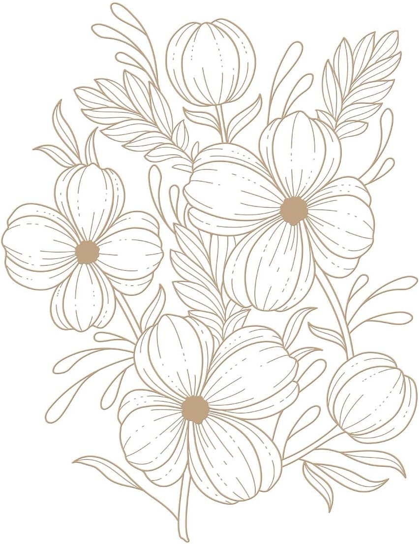 Spellbinders GLP-435 Glimmering Buttercups Glimmer Plate from The Glimmering Flowers Collection