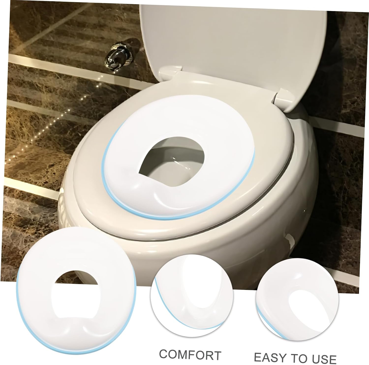 VANZACK Boys and Girls Toilet Seat Potty Ring Boy Girl Potty Seat for Toilet Comfortable and Safe