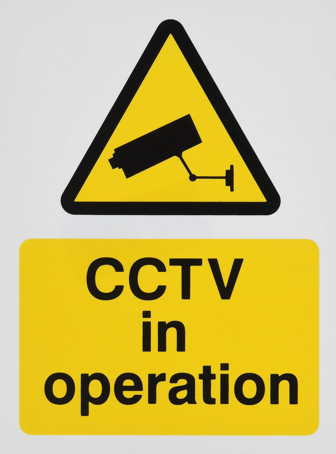 CCTV in Operation Sign 150mm x 200mm Rigid Plastic (WAG.07WRP