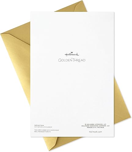 Miniatura 6 de Hallmark Tarjeta de cumpleaños de hilo dorado (un deseo de cumpleaños)