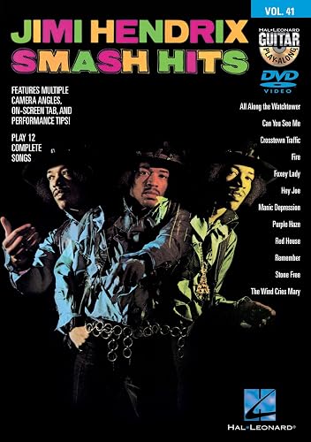 Jimi Hendrix - Smash Hits: Guitar Play-along Dvd Volume 41