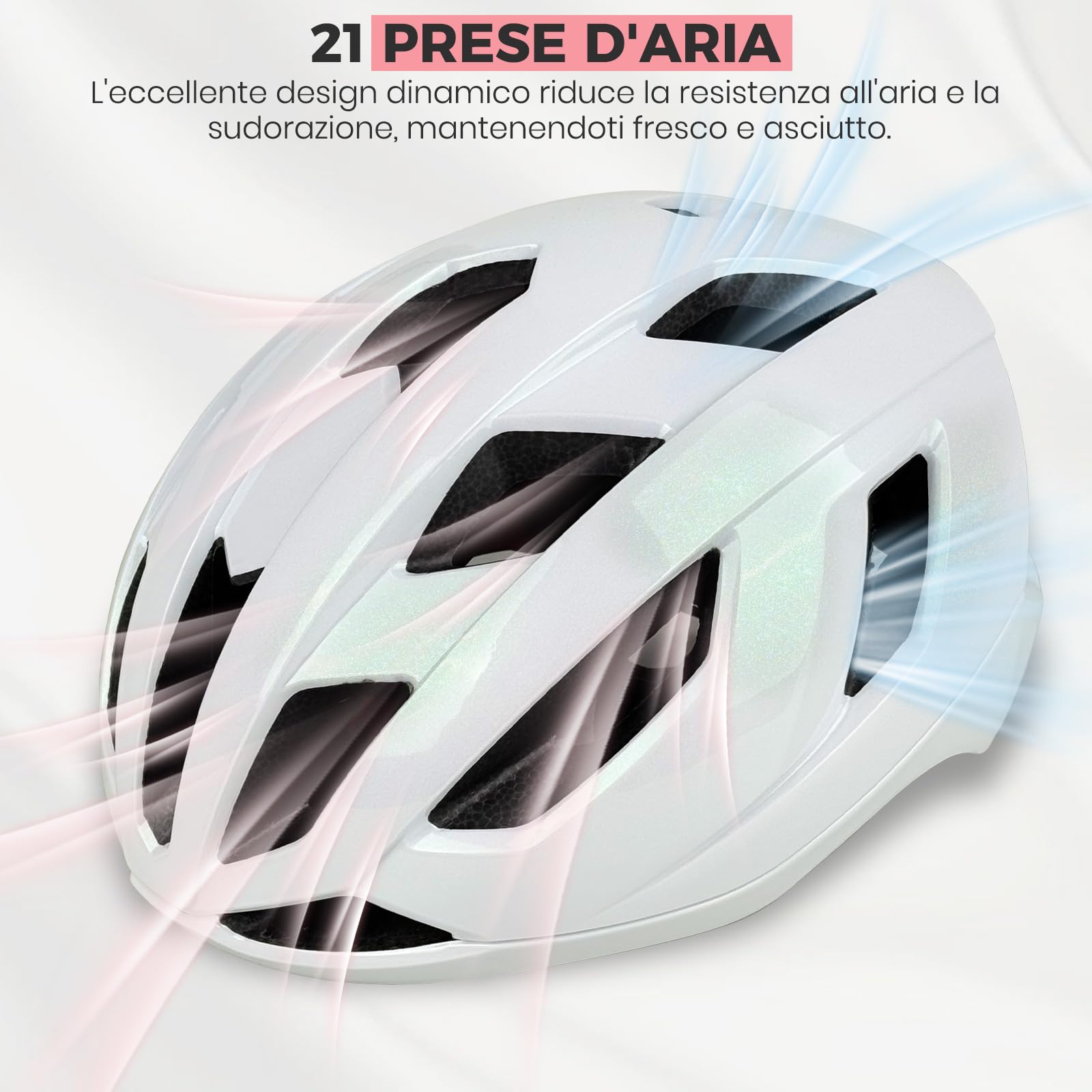 LeapBeast Casco Bici, Casco Monopattino Elettrico Adulti, Caschi da Bici Leggeri per Uomo Donna, Cascos da Bicicletta con Fodera Rimovibile per Mountain Bike e Strada