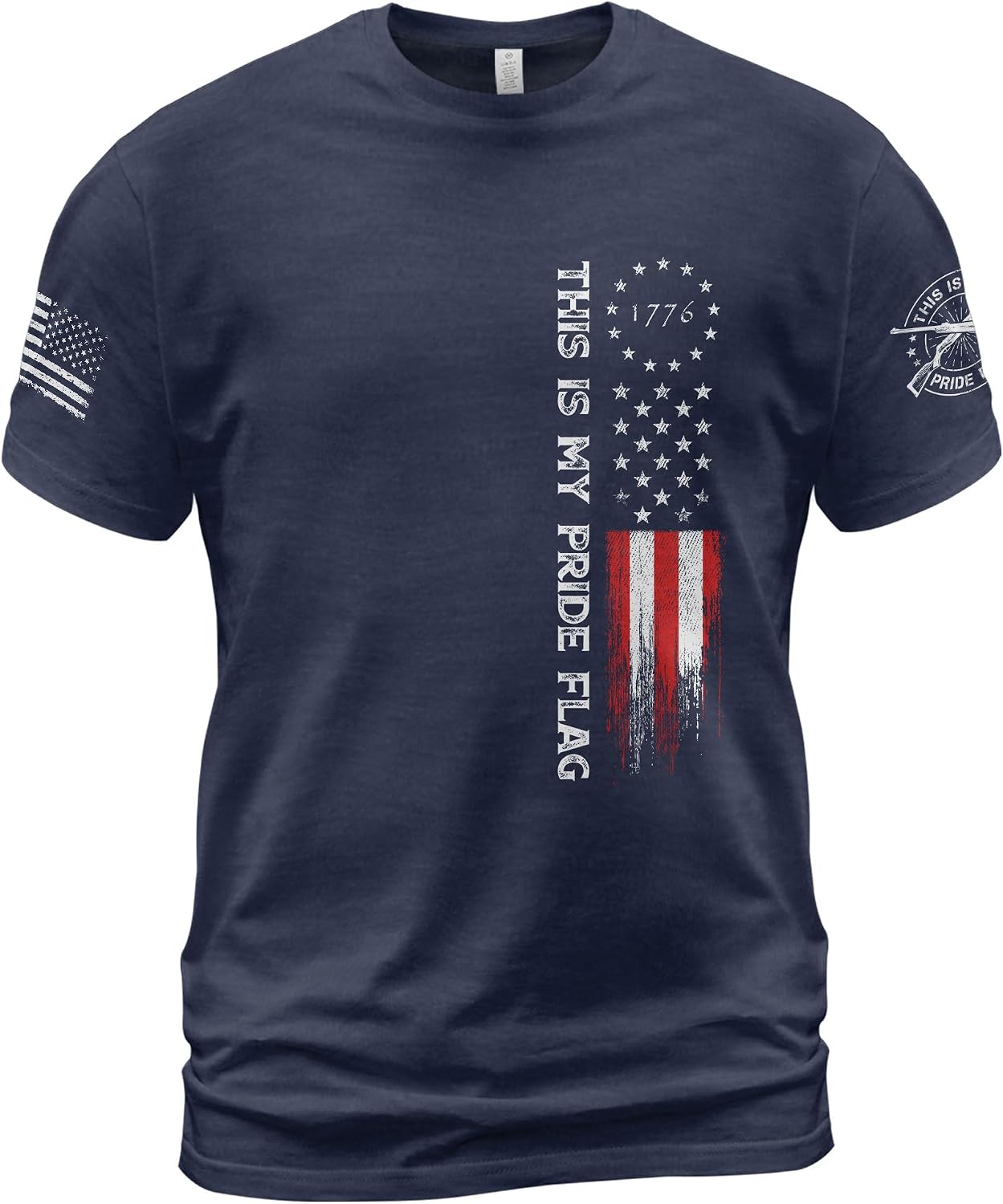 This is My Pride Flag Shirt, Patriotic Flag Shirt, American Flag My Pride Flag Shirt 6