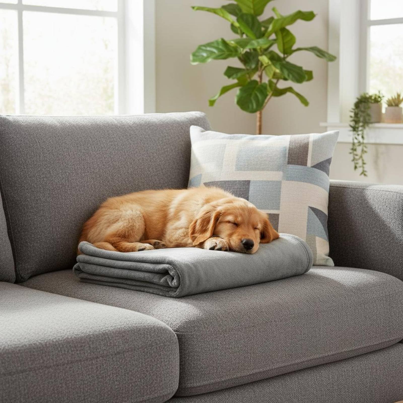 Buy URJIX Thickened Waterproof Pet Blanket Soft and Comfortable