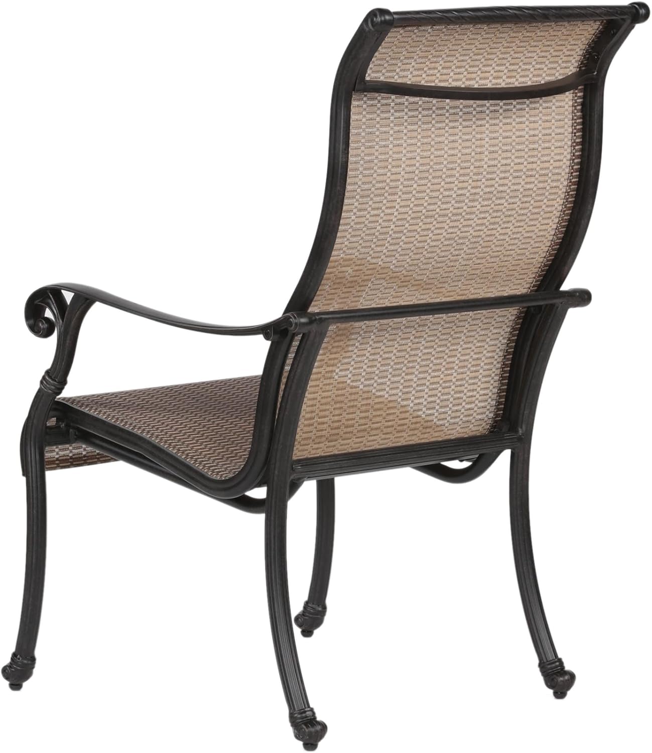 Patio Outdoor Sling Patio 2 Chairs with Aluminum Frame, All-Weather Furniture