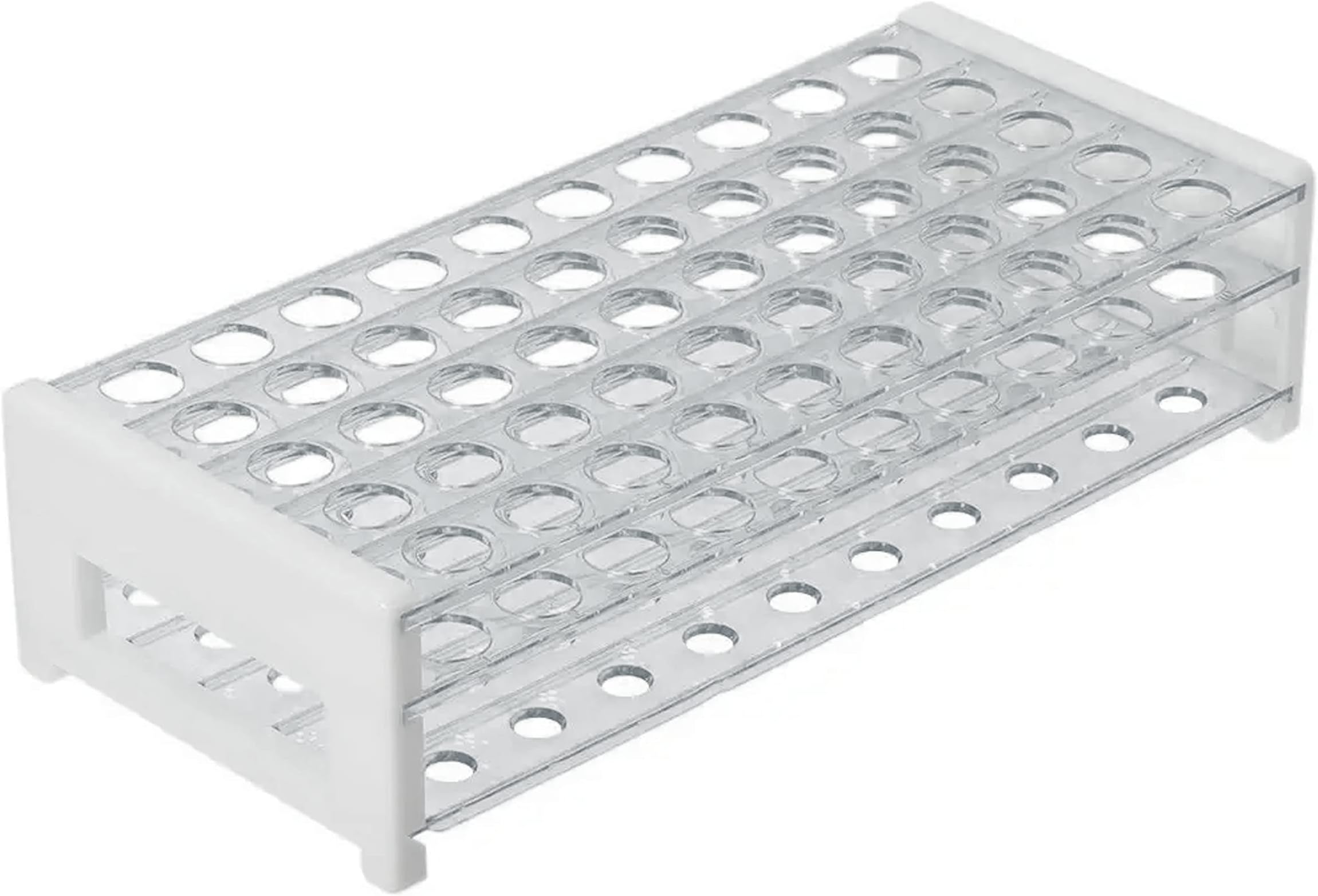 Karter Scientific 208U2 Plastic Test Tube Rack for 15/17 mm Tubes, Holds 50, Detachable