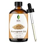 SVA Fenugreek Oil 4oz (118ml) Premium Carrier Oil with Dropper for Hair Care, Hair Oiling, Scalp Massage & Skin Care