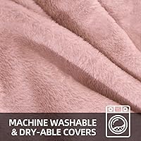 Vista 7 de Puf de 3 pies, puf con relleno, espuma viscoelástica altamente resistente, puf redondo de felpa, mueble para sala moderna, silla de lectura de ocio