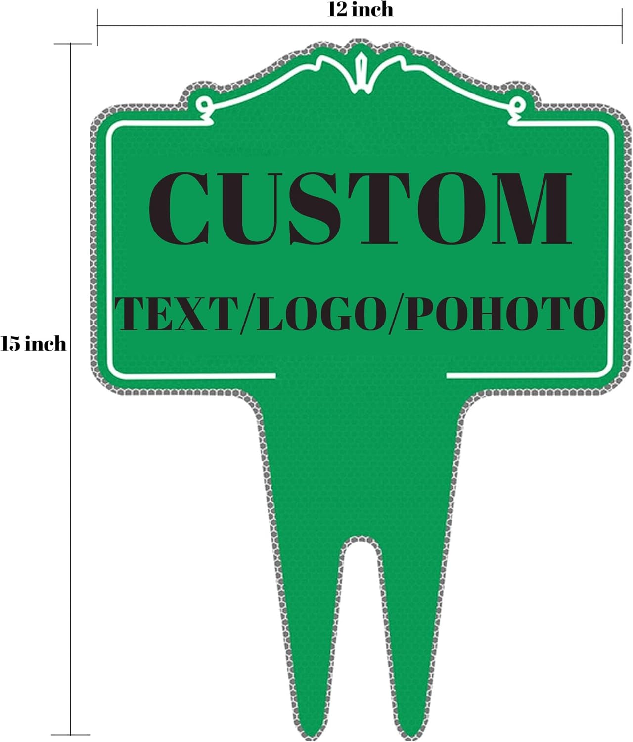 Custom Signs,Personalized Metal Tin Signs for Office, Business,Workplace,Home,Yard,Arrow,Shields,Decorative Slogans, Upload Images or Text (Dog Sign-12X15 inch)