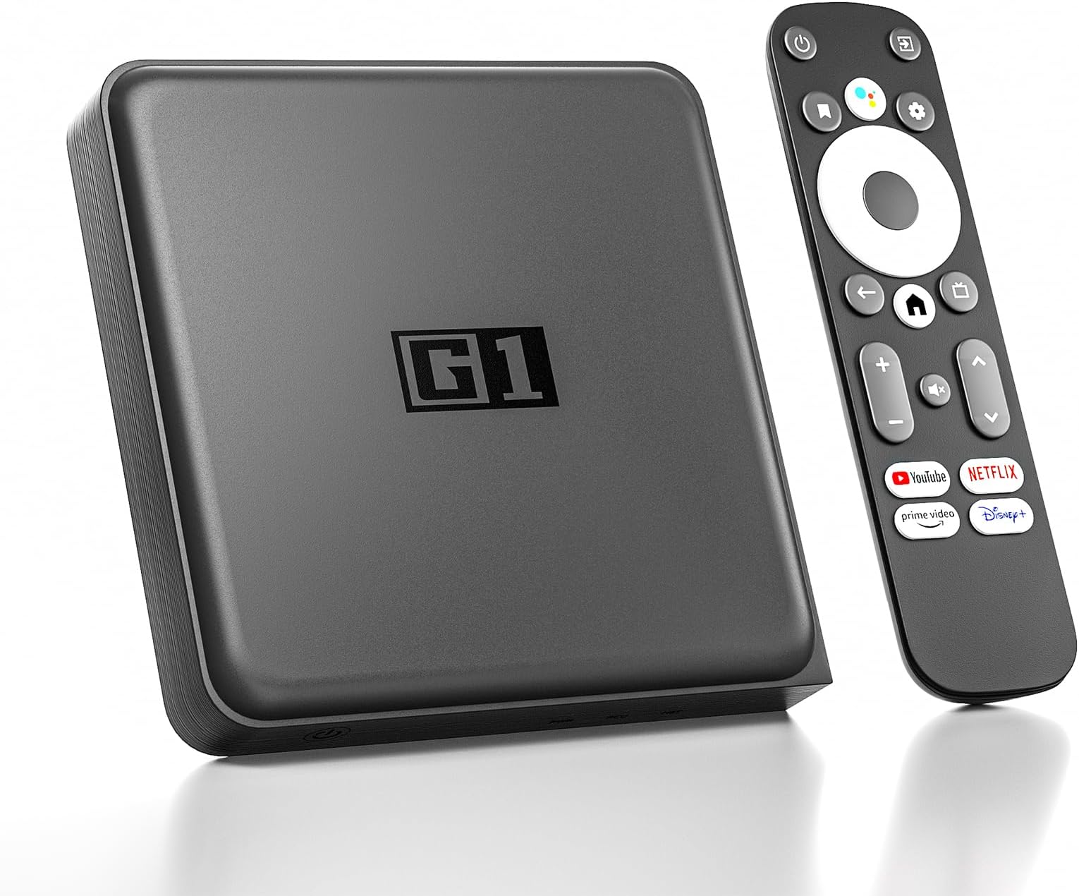 Android 11.0 TV Box 2024, G1 Smart TV Box Compatible with Netflix Google Certified, 4GB + 32GB Streaming Box, Ultra 4K HDR 10+, WiFi 6, AV1,Voice Remote Control, DolbyAudio & Dolby Vision