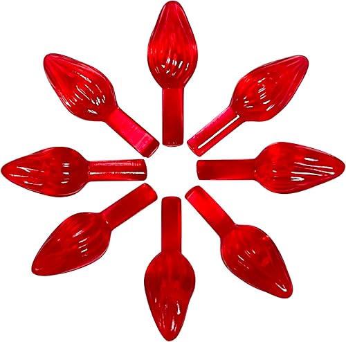 Miniatura 9 de National Artcraft Pequeñas luces de cerámica para árbol de Navidad estilo torsión, colores surtidos (144 piezas)