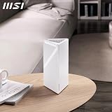 MSI Roamii BE Lite WiFi 7 Système de réseau maillé, Dual-Band, 3600 Mbps, 2.5G & Gigabit LAN, Couverture de Toute la Maison, Installation Facile, Contrôle Parental & Sécurité avancée - 3