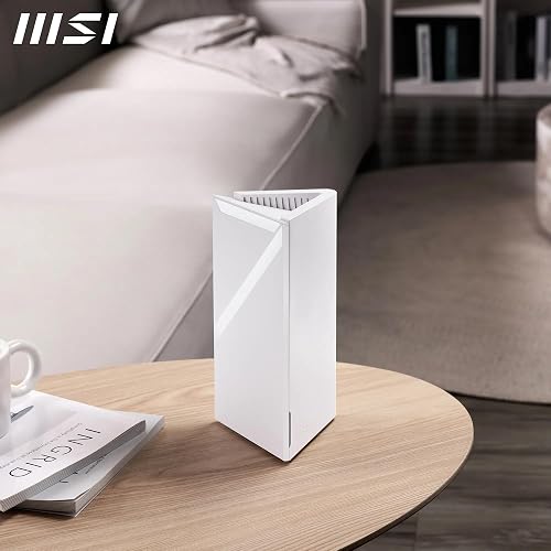 MSI Roamii BE Lite WiFi 7 Système de réseau maillé, Dual-Band, 3600 Mbps, 2.5G & Gigabit LAN, Couverture de Toute la Maison, Installation Facile, Contrôle Parental & Sécurité avancée - 3