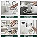 SonicPower Electric Spin Scrubber – Handheld & Ergonomic, IPX7 Waterproof, 4 Multi-Purpose Brush Heads, Long-Lasting Rechargeable Battery – Cleans Dishes, Bathroom, Tile, Grout & Kitchen (White) Product Image 3