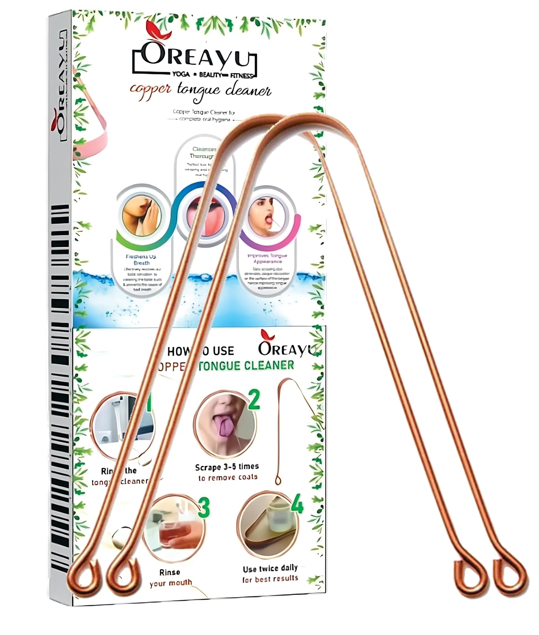Oreayu Ayurvedic Copper Tongue Cleaner | Highly Quality | Pure Copper (2), Pack of 2-image-26