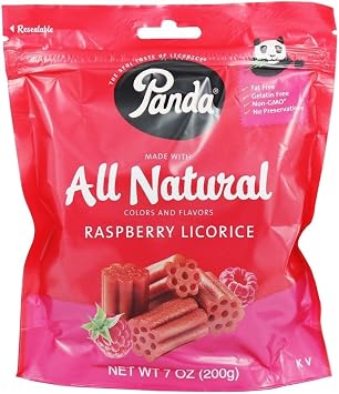 Panda - Licorice Soft Chews Raspberry - 7 oz.
