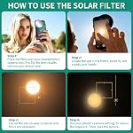 Smartphone Camera Lens Filter pour iPhone COMMISSION ÉCONOMIQUE POUR L'EUROPE Pro Max Samsung Moto Google et TCL,paquet de 2