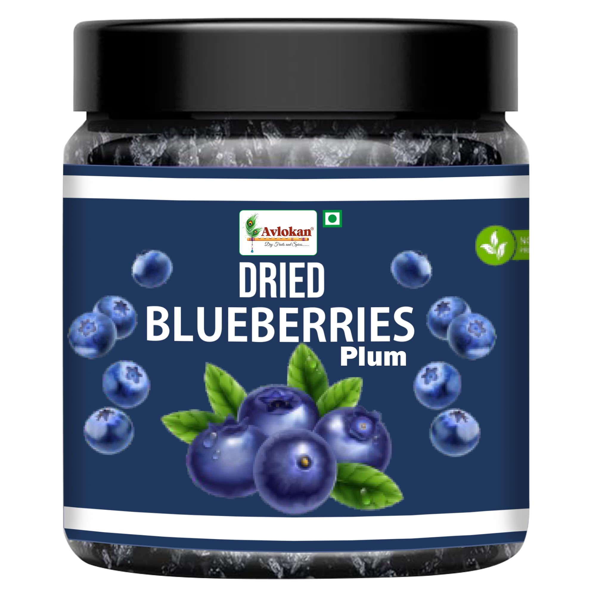 Avlokan Dried Blueberry Plum 500 gm | Sweet & Tangy Fruit Snack | Rich in Antioxidants, Fiber & Vitamins | Healthy Snack for Daily Use | Ideal for Baking, Smoothies, Tea & Trail Mix | No Added Sugar-image-6
