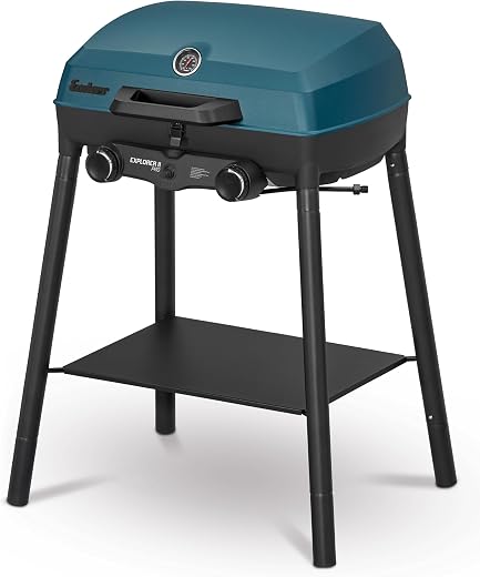 Enders Camping Gasgrill Explorer II Pro – 2 Edelstahlbrenner