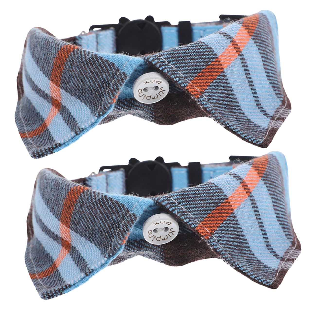 Toddmomy 8pièces Collier pour Chat avec Clochette Et Nœud Décoratif Réglable Et Sécurisé Motif à Carreaux pour Fêtes Photos