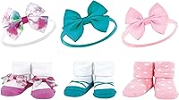 Vista 44 de Hudson Baby Conjunto de regalo de diadema y calcetines para niña
