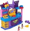 Fisher-Price Imaginext DC Super Friends Preschool Toy Batgirl Hero Hideout Playset with 2 Figures & 5 Accessories for Kids Ages 3 Years