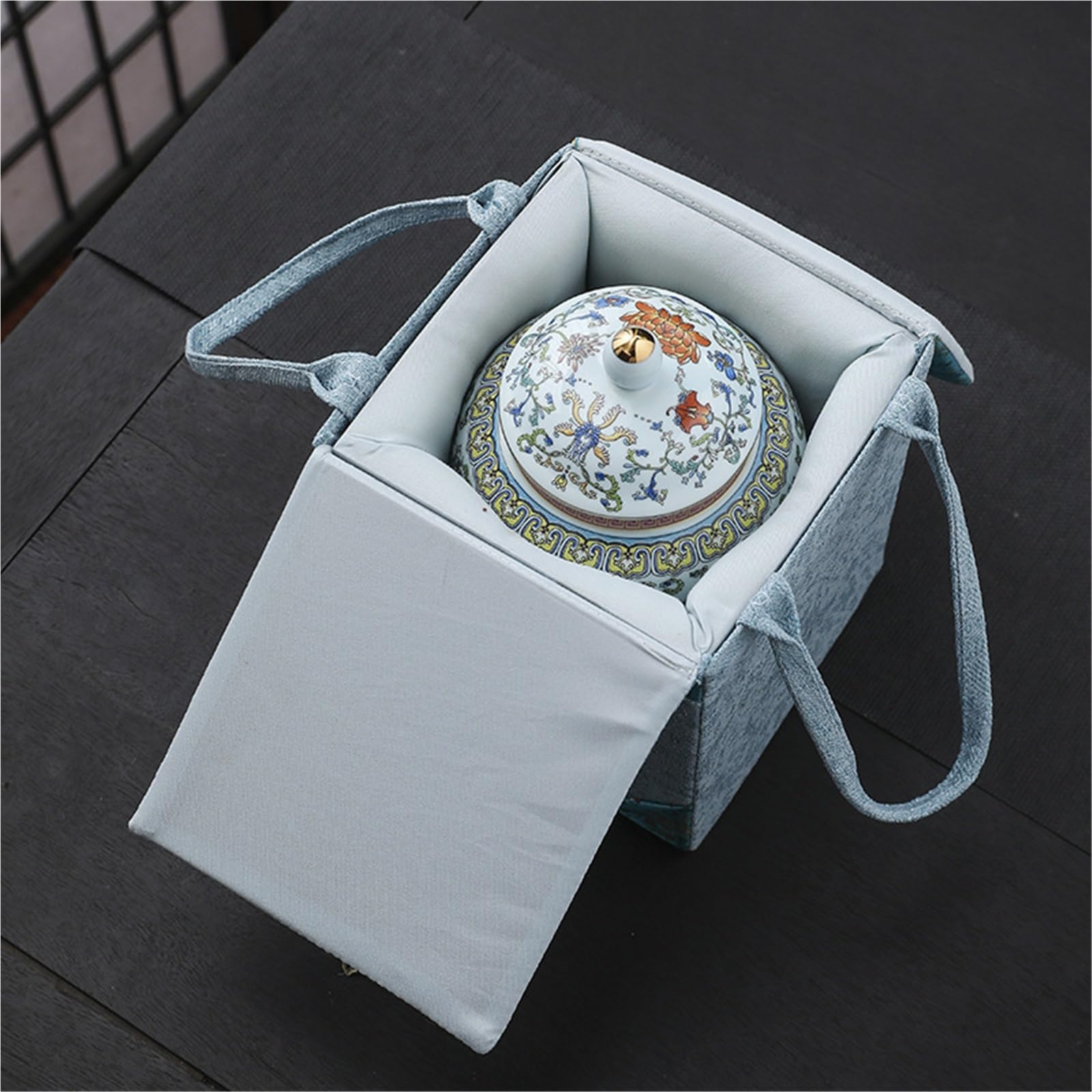 Luftdichter Vorratsbehälter aus Keramik, Mehrzweck-Lebensmittelbehälter for die Küche, feuchtigkeitsbeständiger Keramikbehälter for Tee, Kaffeebohnen, Reis, Mehl, Zucker