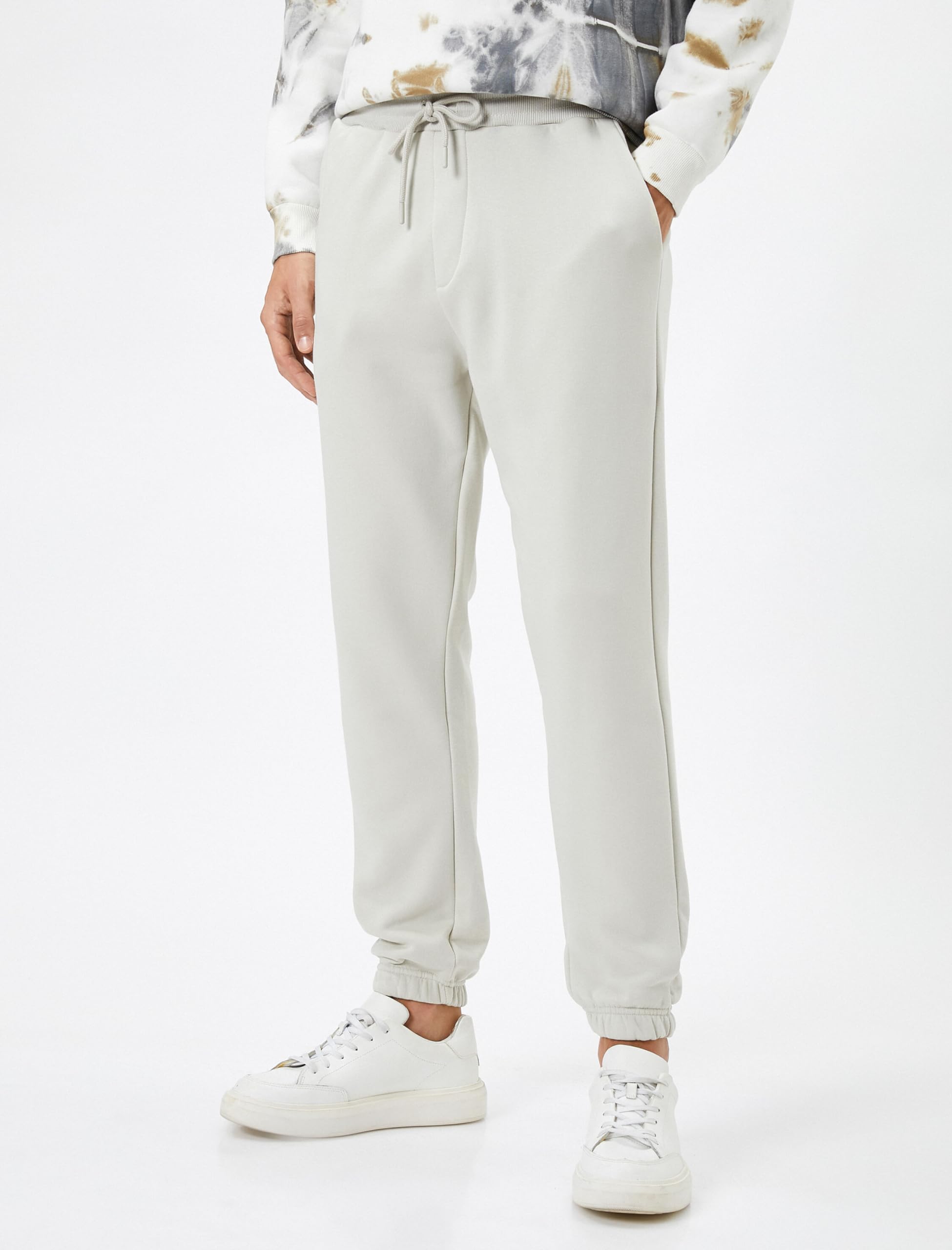 Koton Drawstring Pocket Detail Jogger Sweatpants Pantalones de chándal para Hombre