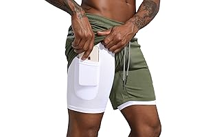 Leidowei Athletic Training Shorts for Men
