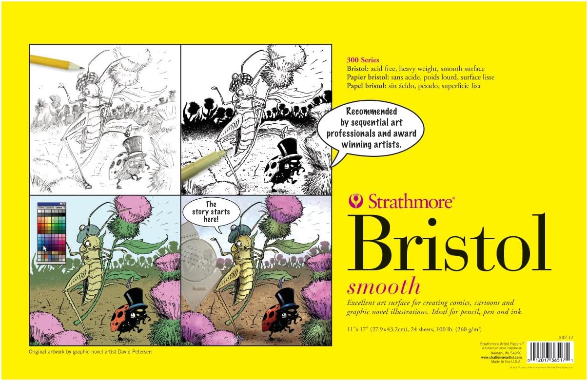 11X17 SMOOTH BRISTOL 24/PAD