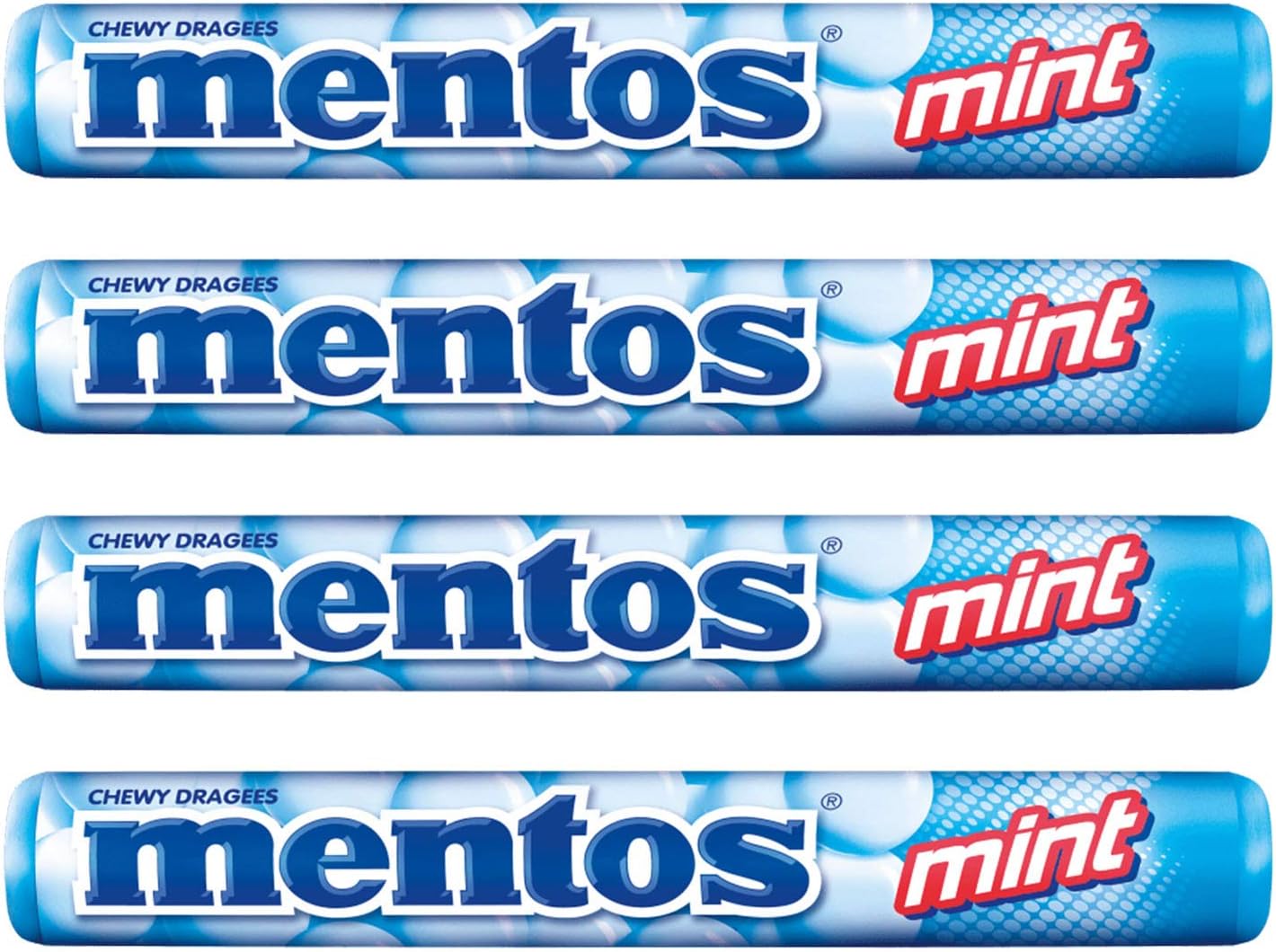 Mentos Mint Roll, 4 X 29 Gm