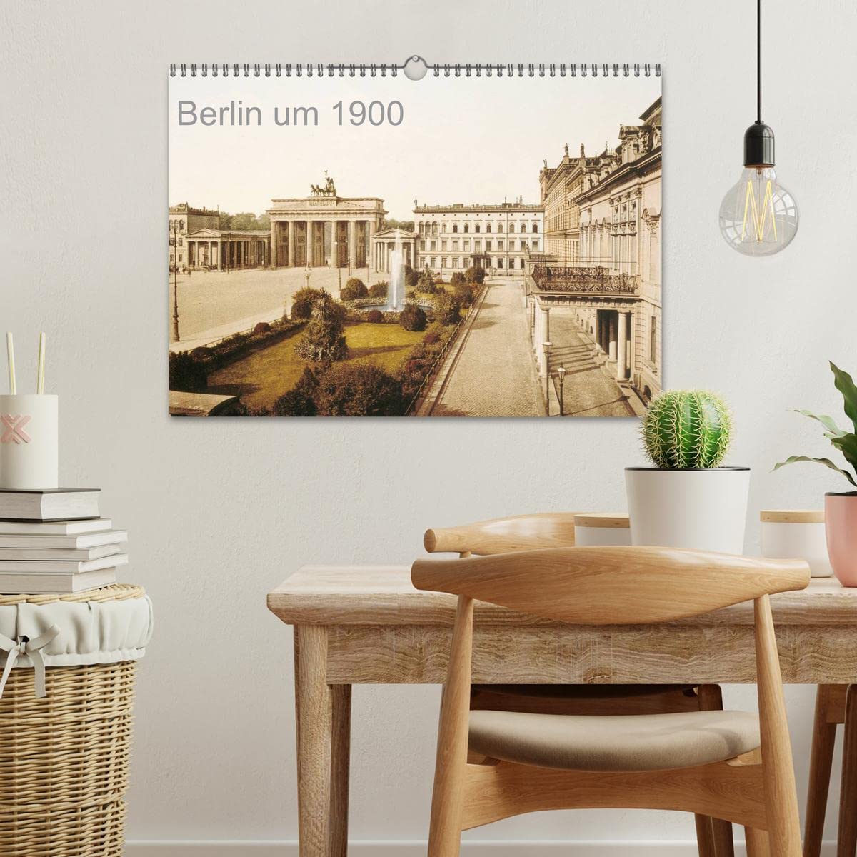 Berlin um 1900 (Wandkalender 2026 DIN A3 quer), CALVENDO Monatskalender: Die Reichshauptstadt in Farbe