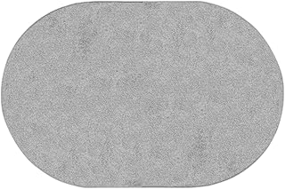 Wool Rug - Organic Felt Handmade Door Mat 23.62 x 35.83 Inches | Oval En...