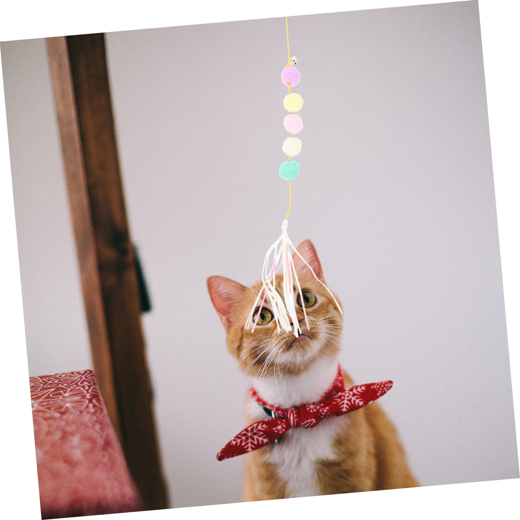 Beavorty 16stücke Teiliges Katzenspielzeug Türmontage Interaktive Katzenangel Mit Federn Selbstunterhaltendes Spielzeug Für Katzen Zur Beschäftigung Und Verhaltensänderung