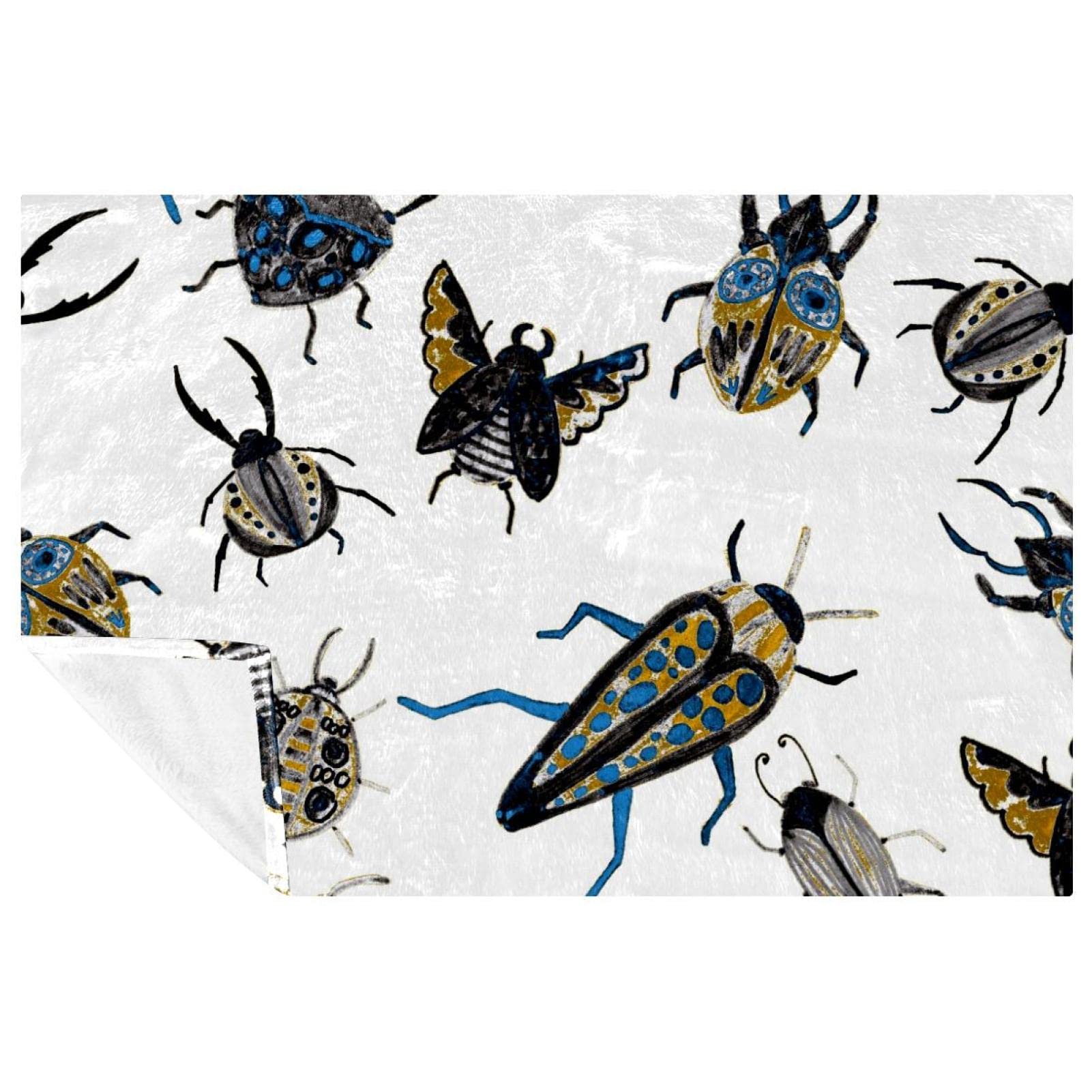 Couverture douillette à motif coccinelles pour des moments de tendresse en famille