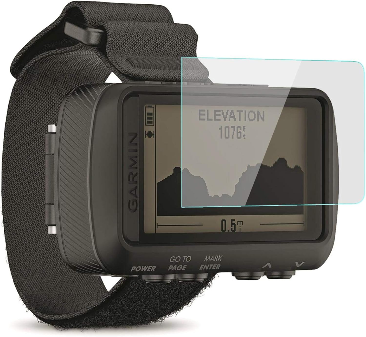 boxwave screen protector compatible with garmin foretrex 701 screen protector by boxwave cleartouch glass 9h tempered glass screen protection for