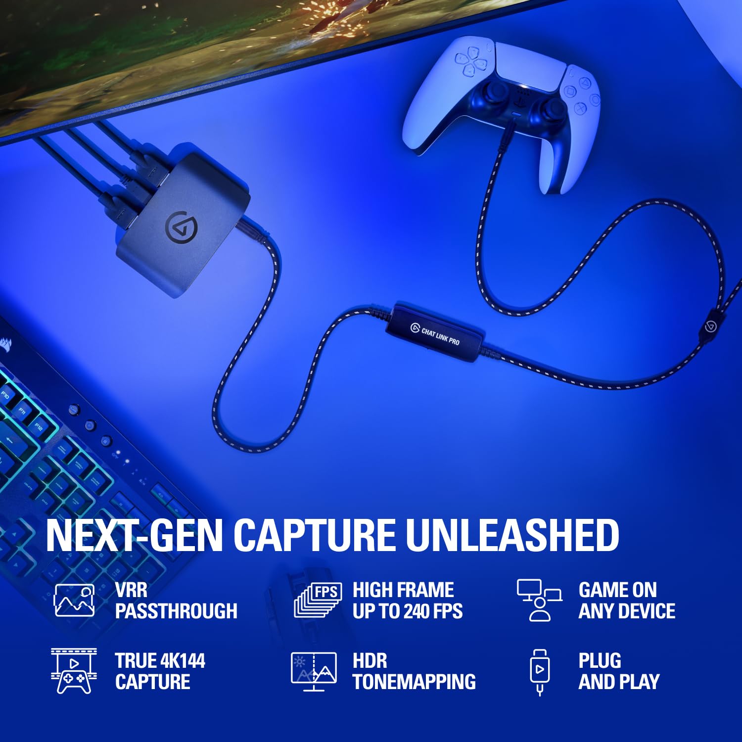 Amazon.com: Elgato 4K X External Capture Card & Chat Link Pro