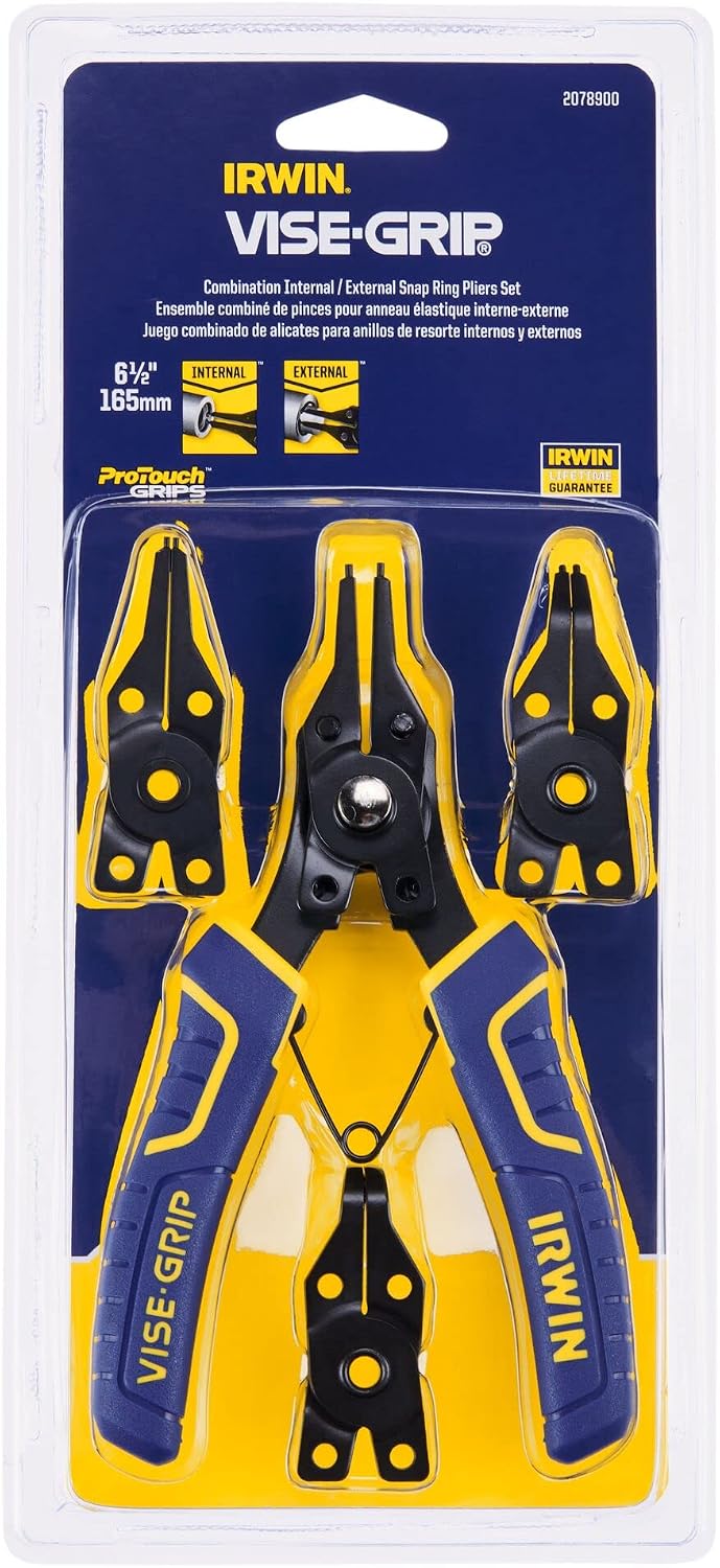 IRWIN VISE-GRIP Convertible Snap Ring Pliers, 6-1/2-Inch (2078900)