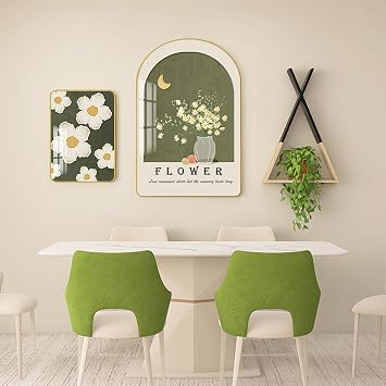 3 Pack Wall Frame Set, Wall Art Picture Frames Collage with Botanical Tropical Art Prints for Living Room Decor, Gallery, Bedroom, Staircase Decoration Color A