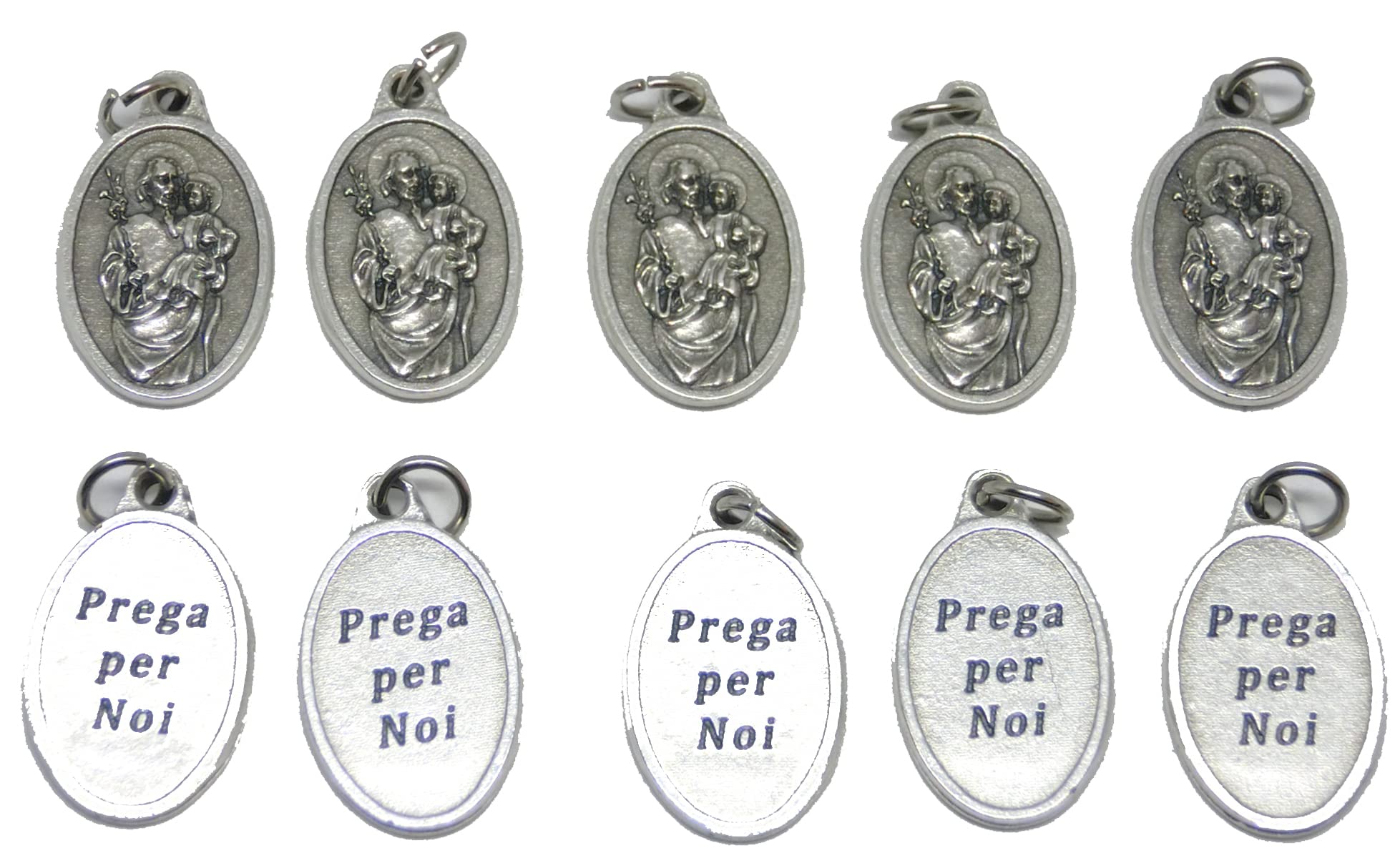 GTBITALY 60.260.30 040PPN medallas de San José ovalado plata 22 mm