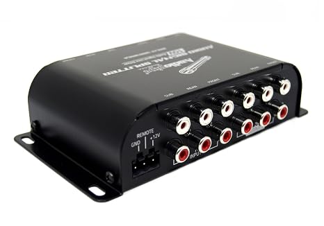Audiopipe SPLIT3003RCA Multi-audio Amplifier 3 Rca Outputs W/bulit In 10v Line Driver