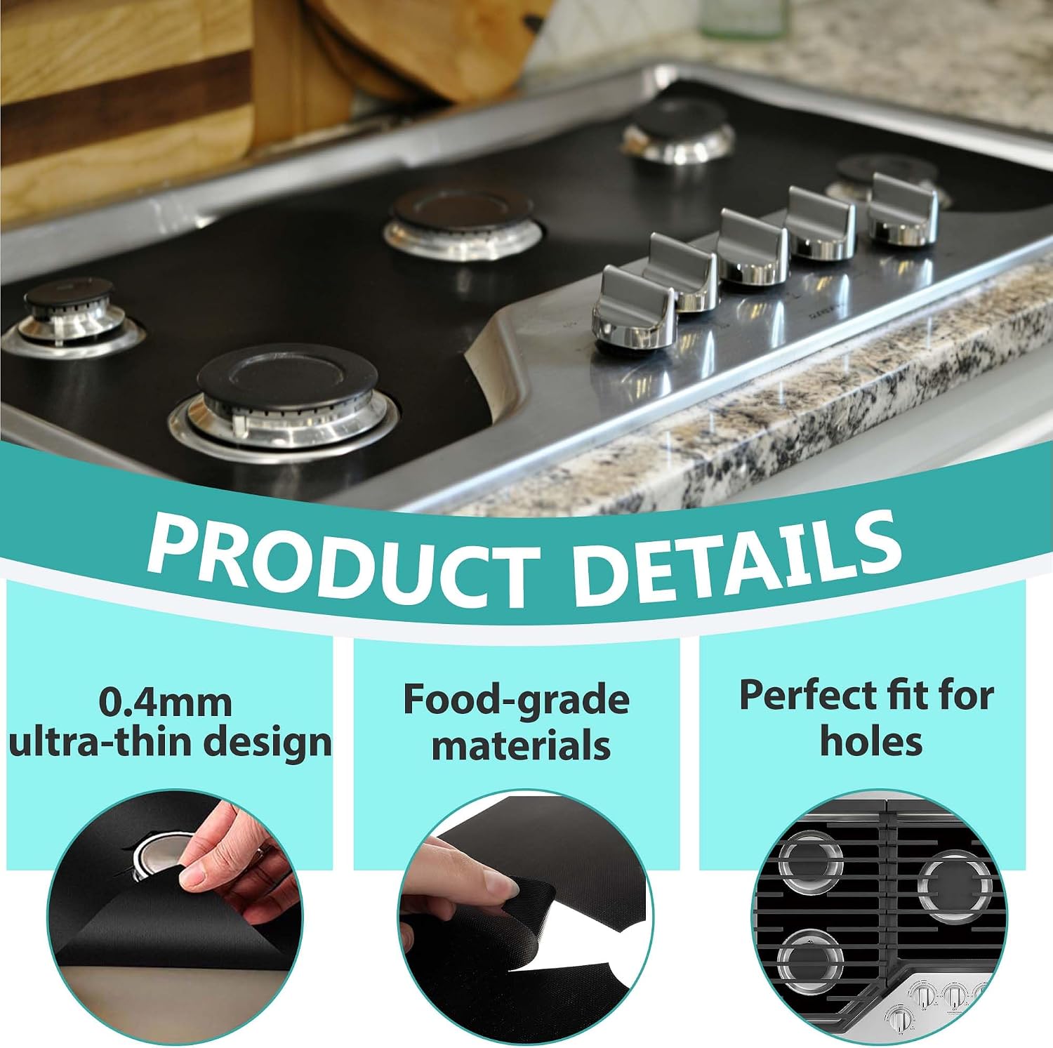 Stove Top Protectors Compatible with Whirlpool 36In 5 Burner Gas Range