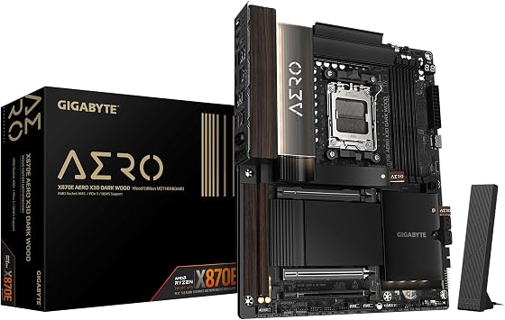 GIGABYTE X870E AERO X3D DARK WOOD ATX Motherboard MB7024